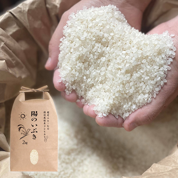 樫村ふぁーむの特別栽培米コシヒカリ『陽のいぶき』　(白米) 2kg